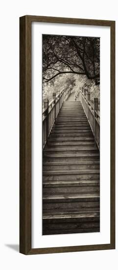 China 10MKm2 Collection - Mountain Woooden Staircase-Philippe Hugonnard-Framed Photographic Print