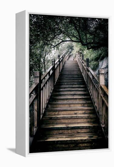 China 10MKm2 Collection - Mountain Woooden Staircase-Philippe Hugonnard-Framed Premier Image Canvas