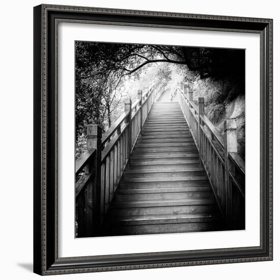 China 10MKm2 Collection - Mountain Woooden Staircase-Philippe Hugonnard-Framed Photographic Print