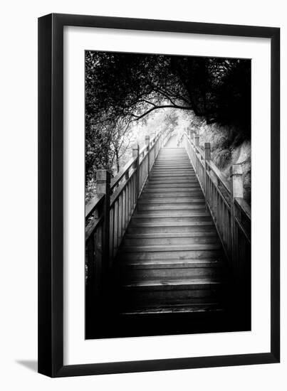 China 10MKm2 Collection - Mountain Woooden Staircase-Philippe Hugonnard-Framed Photographic Print