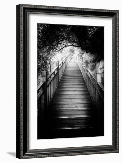 China 10MKm2 Collection - Mountain Woooden Staircase-Philippe Hugonnard-Framed Photographic Print