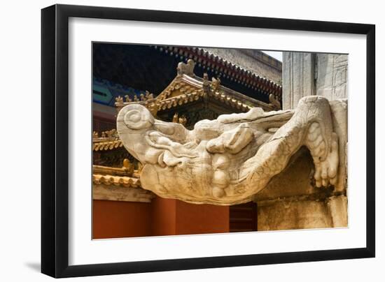 China 10MKm2 Collection - Mythological Statue-Philippe Hugonnard-Framed Photographic Print