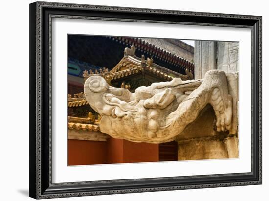 China 10MKm2 Collection - Mythological Statue-Philippe Hugonnard-Framed Photographic Print