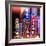 China 10MKm2 Collection - Neon Signs in Nanjing Lu - Shanghai-Philippe Hugonnard-Framed Photographic Print