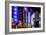 China 10MKm2 Collection - Neon Signs in Nanjing Lu - Shanghai-Philippe Hugonnard-Framed Photographic Print