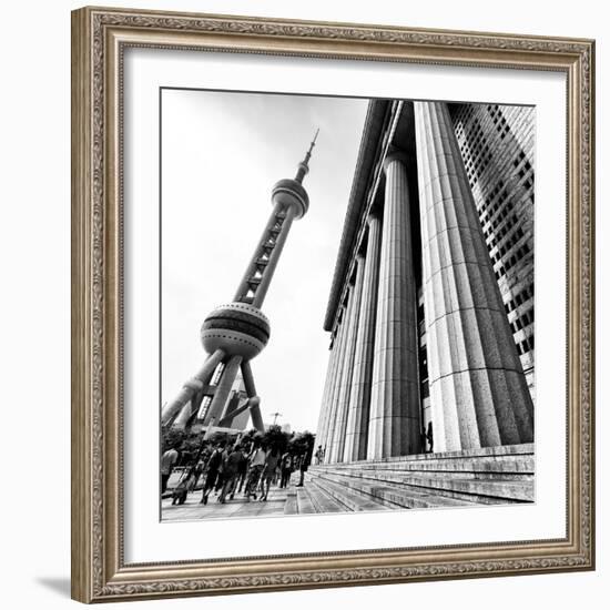 China 10MKm2 Collection - Oriental Pearl Tower - Shanghai-Philippe Hugonnard-Framed Photographic Print