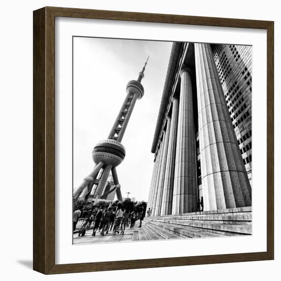 China 10MKm2 Collection - Oriental Pearl Tower - Shanghai-Philippe Hugonnard-Framed Photographic Print