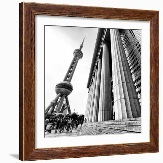 China 10MKm2 Collection - Oriental Pearl Tower - Shanghai-Philippe Hugonnard-Framed Photographic Print