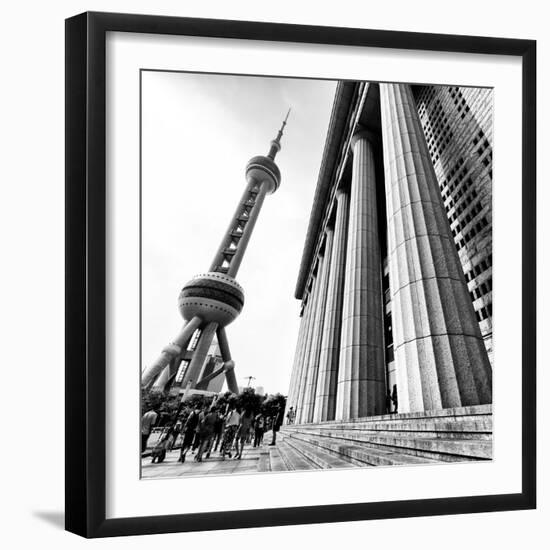 China 10MKm2 Collection - Oriental Pearl Tower - Shanghai-Philippe Hugonnard-Framed Photographic Print