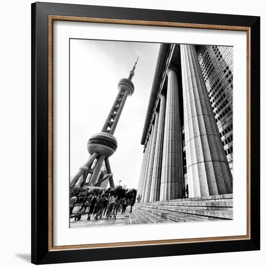 China 10MKm2 Collection - Oriental Pearl Tower - Shanghai-Philippe Hugonnard-Framed Photographic Print