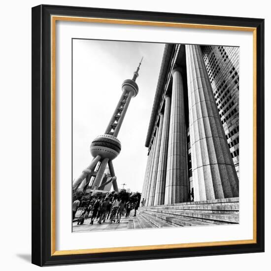 China 10MKm2 Collection - Oriental Pearl Tower - Shanghai-Philippe Hugonnard-Framed Photographic Print