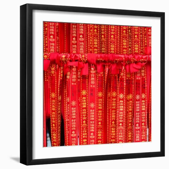 China 10MKm2 Collection - Prayer Flags - Buddha Temple-Philippe Hugonnard-Framed Photographic Print