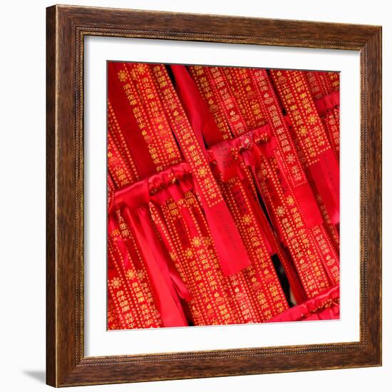 China 10MKm2 Collection - Prayer Flags - Buddha Temple-Philippe Hugonnard-Framed Photographic Print