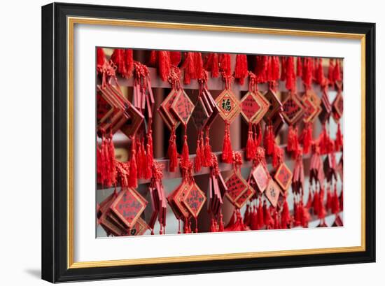 China 10MKm2 Collection - Prayer offering at a Temple-Philippe Hugonnard-Framed Photographic Print