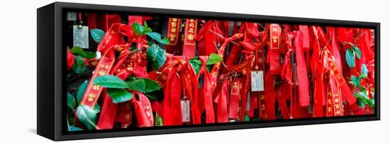 China 10MKm2 Collection - Prayer Ribbons - Buddha Temple-Philippe Hugonnard-Framed Premier Image Canvas