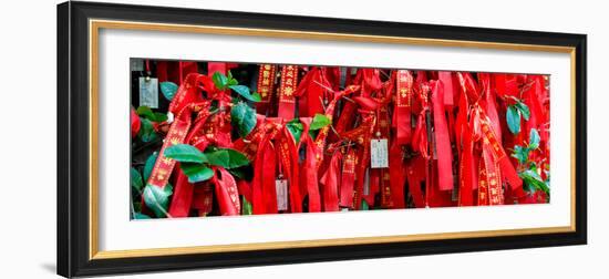 China 10MKm2 Collection - Prayer Ribbons - Buddha Temple-Philippe Hugonnard-Framed Photographic Print