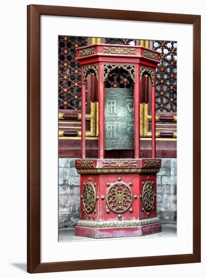 China 10MKm2 Collection - Prayer Wheel-Philippe Hugonnard-Framed Photographic Print