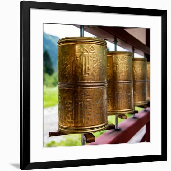 China 10MKm2 Collection - Prayer Wheels-Philippe Hugonnard-Framed Photographic Print