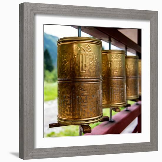 China 10MKm2 Collection - Prayer Wheels-Philippe Hugonnard-Framed Photographic Print