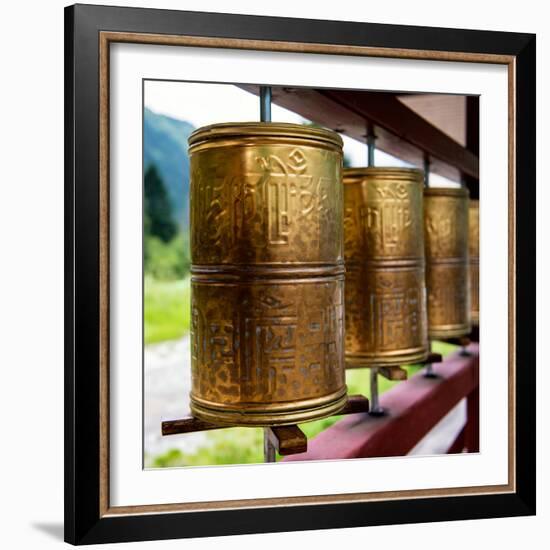 China 10MKm2 Collection - Prayer Wheels-Philippe Hugonnard-Framed Photographic Print