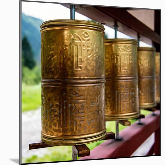 China 10MKm2 Collection - Prayer Wheels-Philippe Hugonnard-Mounted Photographic Print