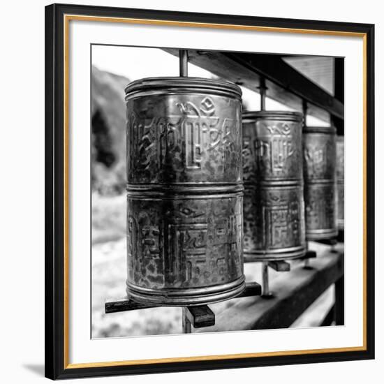 China 10MKm2 Collection - Prayer Wheels-Philippe Hugonnard-Framed Photographic Print