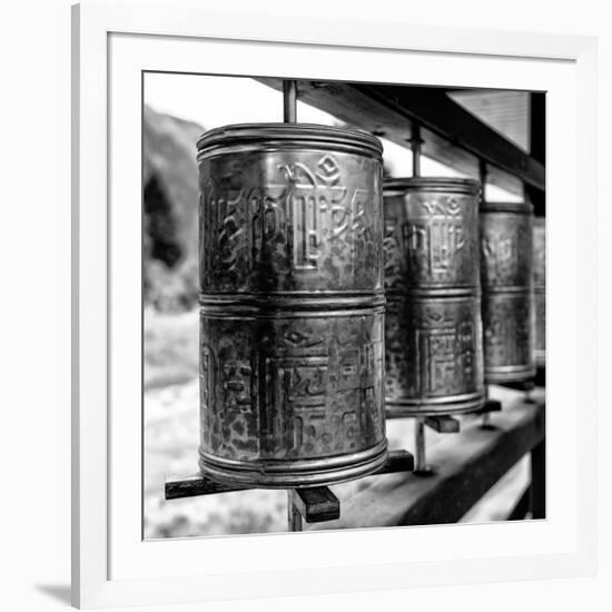 China 10MKm2 Collection - Prayer Wheels-Philippe Hugonnard-Framed Photographic Print