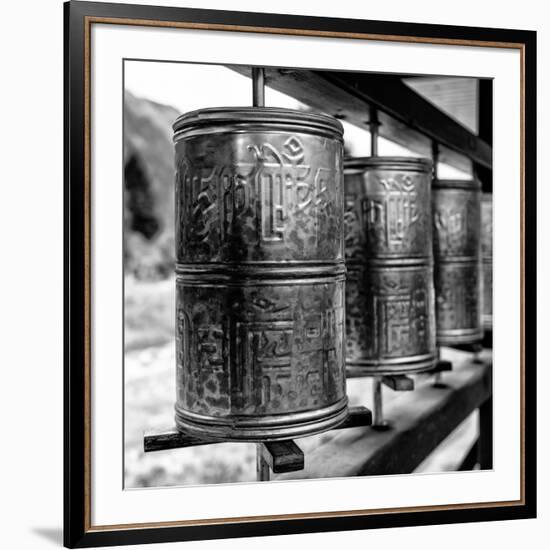 China 10MKm2 Collection - Prayer Wheels-Philippe Hugonnard-Framed Photographic Print