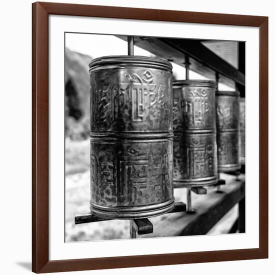 China 10MKm2 Collection - Prayer Wheels-Philippe Hugonnard-Framed Photographic Print