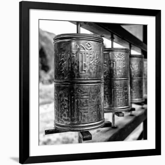 China 10MKm2 Collection - Prayer Wheels-Philippe Hugonnard-Framed Photographic Print