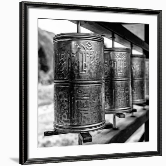 China 10MKm2 Collection - Prayer Wheels-Philippe Hugonnard-Framed Photographic Print