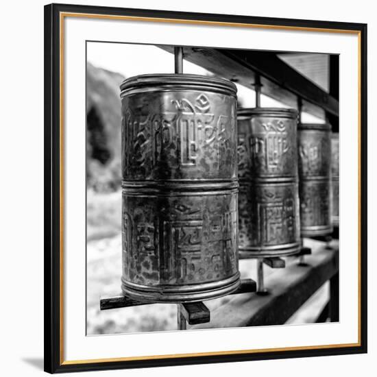 China 10MKm2 Collection - Prayer Wheels-Philippe Hugonnard-Framed Photographic Print