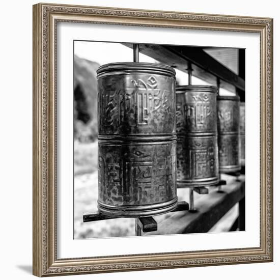 China 10MKm2 Collection - Prayer Wheels-Philippe Hugonnard-Framed Photographic Print