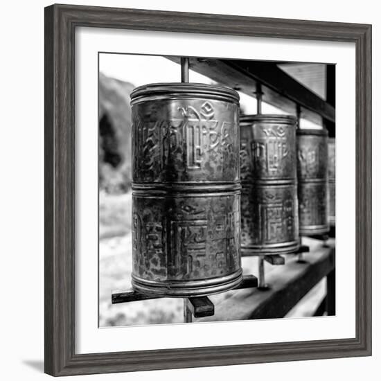 China 10MKm2 Collection - Prayer Wheels-Philippe Hugonnard-Framed Photographic Print