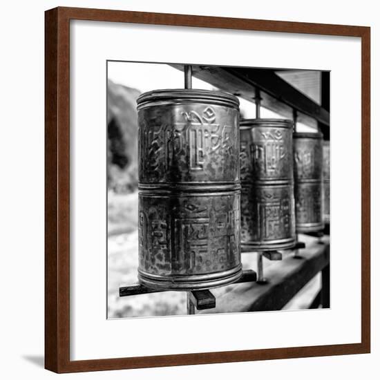 China 10MKm2 Collection - Prayer Wheels-Philippe Hugonnard-Framed Photographic Print