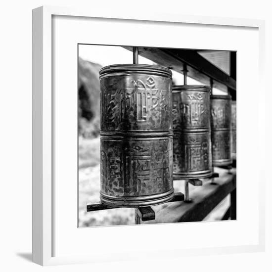 China 10MKm2 Collection - Prayer Wheels-Philippe Hugonnard-Framed Photographic Print