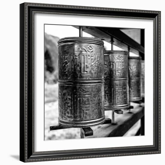 China 10MKm2 Collection - Prayer Wheels-Philippe Hugonnard-Framed Photographic Print