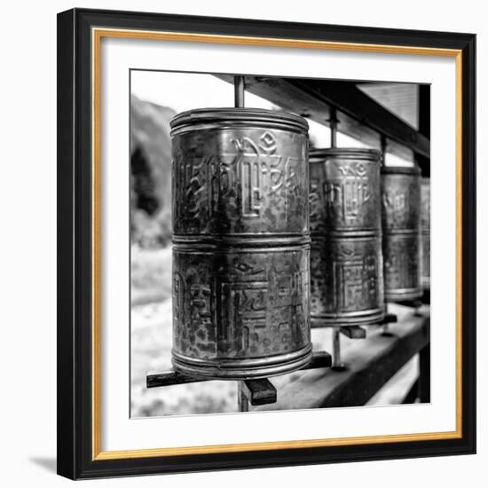 China 10MKm2 Collection - Prayer Wheels-Philippe Hugonnard-Framed Photographic Print