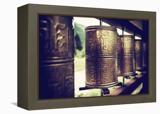 China 10MKm2 Collection - Prayer Wheels-Philippe Hugonnard-Framed Premier Image Canvas