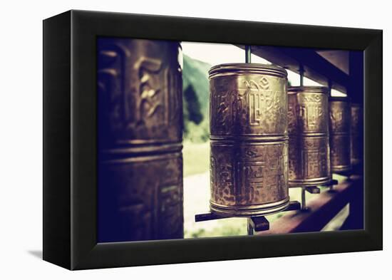 China 10MKm2 Collection - Prayer Wheels-Philippe Hugonnard-Framed Premier Image Canvas