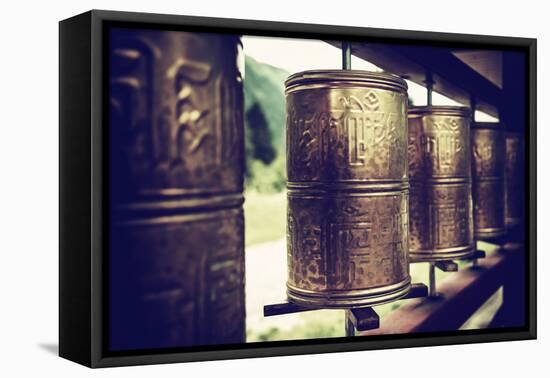 China 10MKm2 Collection - Prayer Wheels-Philippe Hugonnard-Framed Premier Image Canvas