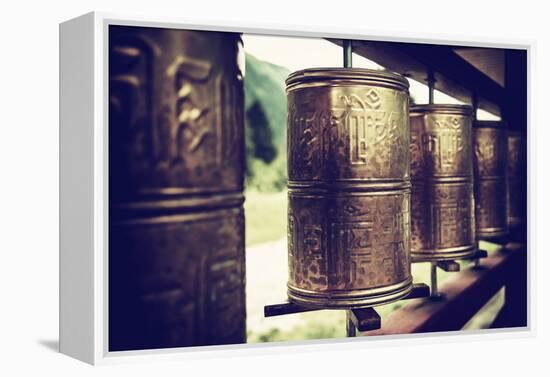 China 10MKm2 Collection - Prayer Wheels-Philippe Hugonnard-Framed Premier Image Canvas