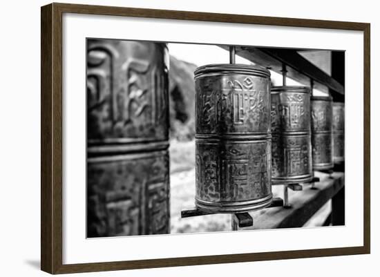 China 10MKm2 Collection - Prayer Wheels-Philippe Hugonnard-Framed Photographic Print