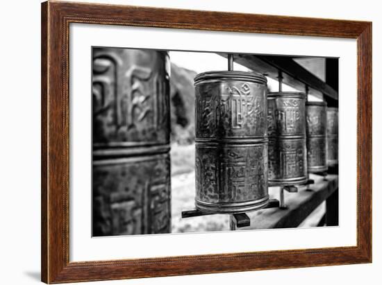 China 10MKm2 Collection - Prayer Wheels-Philippe Hugonnard-Framed Photographic Print