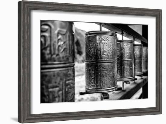 China 10MKm2 Collection - Prayer Wheels-Philippe Hugonnard-Framed Photographic Print