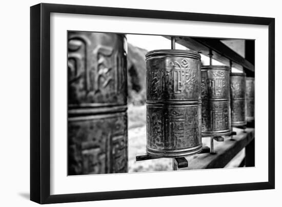 China 10MKm2 Collection - Prayer Wheels-Philippe Hugonnard-Framed Photographic Print