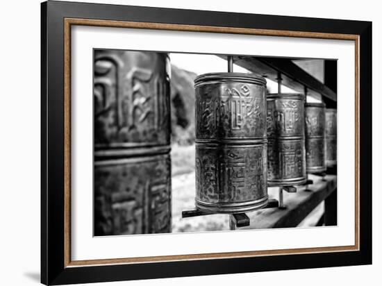 China 10MKm2 Collection - Prayer Wheels-Philippe Hugonnard-Framed Photographic Print