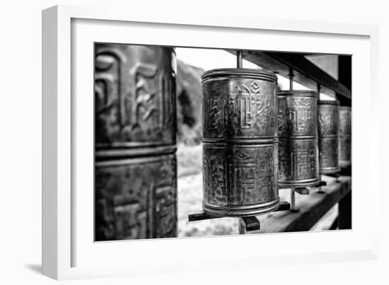 China 10MKm2 Collection - Prayer Wheels-Philippe Hugonnard-Framed Photographic Print