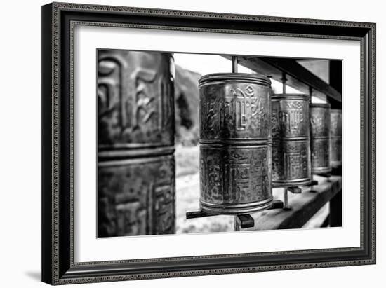 China 10MKm2 Collection - Prayer Wheels-Philippe Hugonnard-Framed Photographic Print