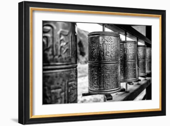 China 10MKm2 Collection - Prayer Wheels-Philippe Hugonnard-Framed Photographic Print